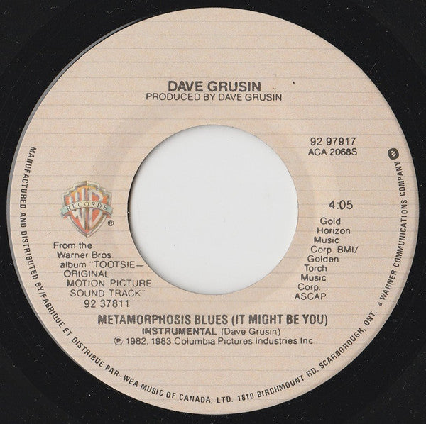 Stephen Bishop / Dave Grusin : It Might Be You (Theme From "Tootsie") (7")