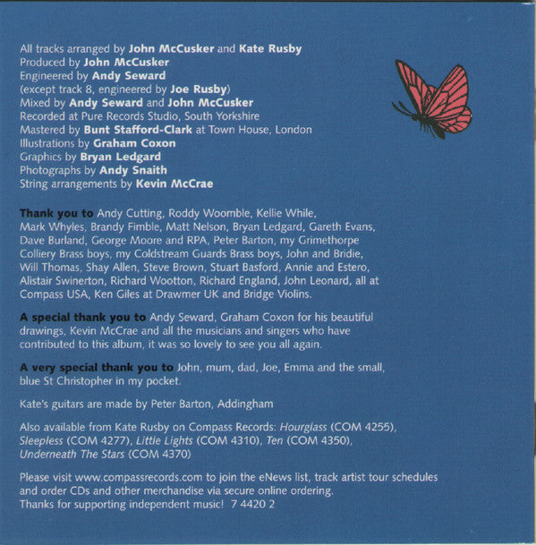 Kate Rusby : The Girl Who Couldn't Fly (CD, Album)