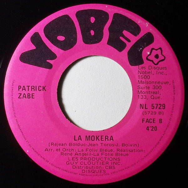 Patrick Zabé : Day-O (Talimi-Banana) (7", Single)