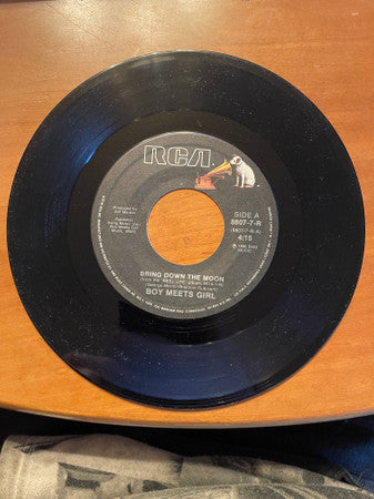 Boy Meets Girl : Bring Down The Moon (7", Single)