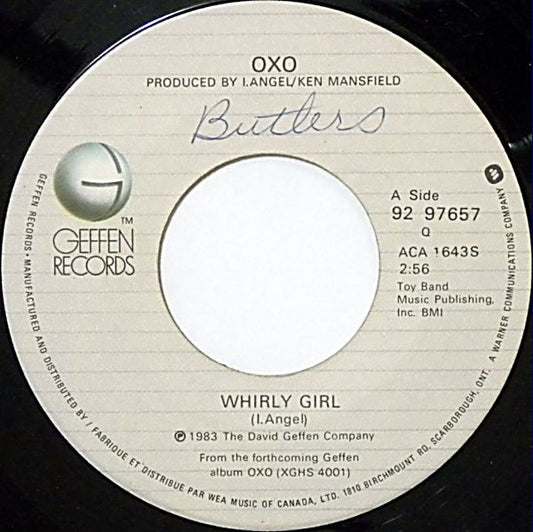 OXO (2) : Whirly Girl (7", Single)