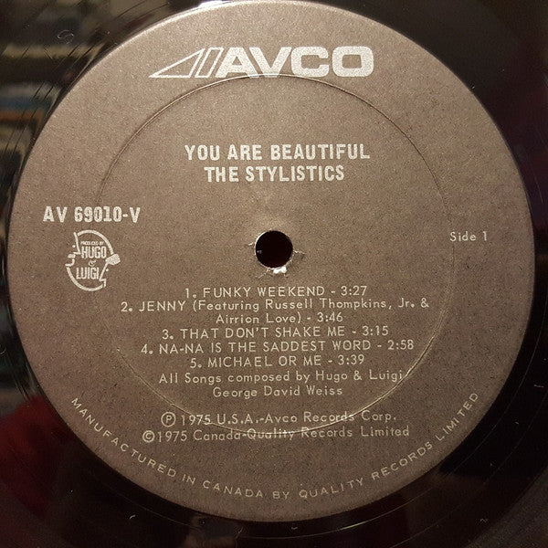 The Stylistics : You Are Beautiful (LP, Album)