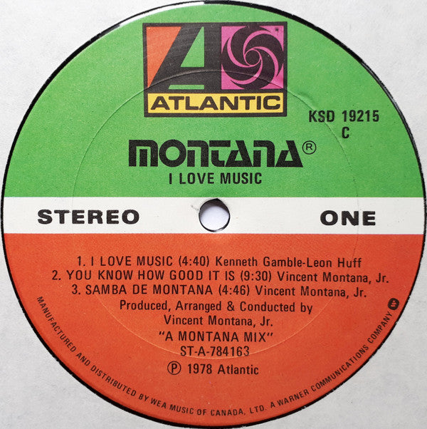 Montana : I Love Music (LP, Album)