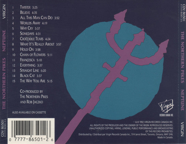 The Northern Pikes : Neptune (CD, Album)