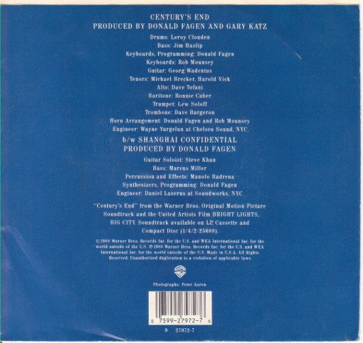 Donald Fagen : Century's End (7", Single)
