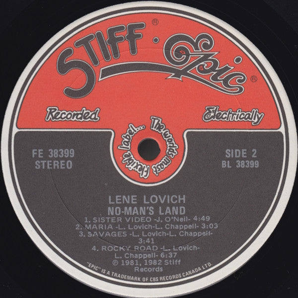Lene Lovich : No-Man's-Land (LP, Album)