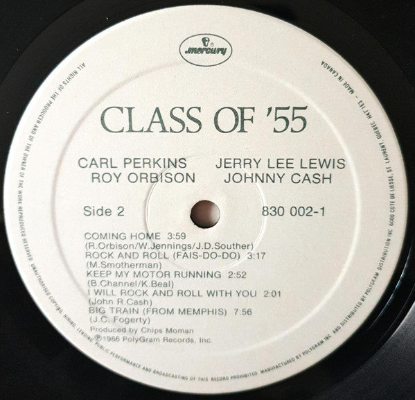 Class Of '55, Carl Perkins, Jerry Lee Lewis, Roy Orbison, Johnny Cash : Memphis Rock & Roll Homecoming (LP, Album)
