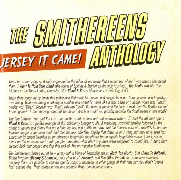 The Smithereens : From Jersey It Came! The Smithereens Anthology (2xCD, Comp, RM)