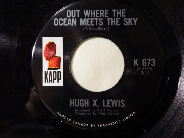 Hugh X. Lewis : Talking To A Bottle (7", Single)
