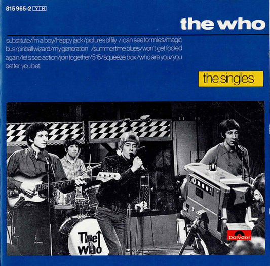 The Who : The Singles (CD, Comp, Mono, RE)