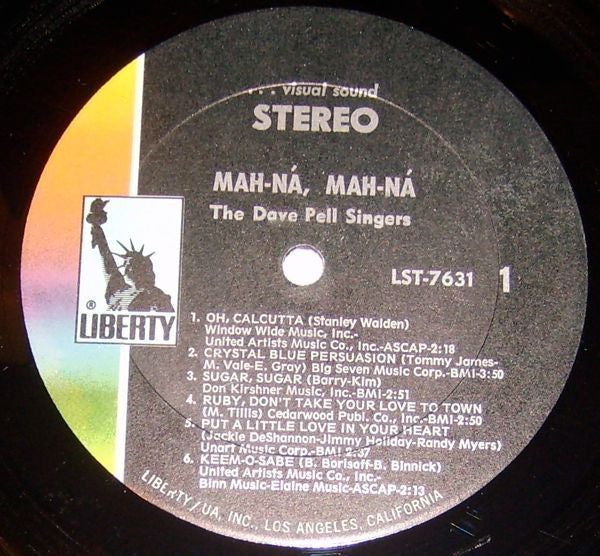 The Dave Pell Singers : Mah-Ná-Mah-Ná (LP, Album)