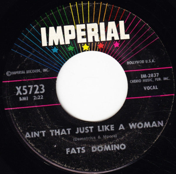 Fats Domino : What A Price (7")