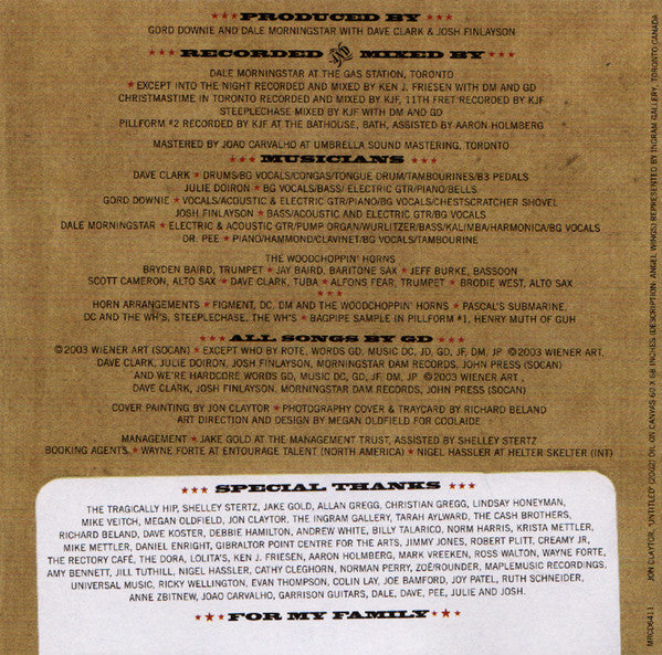 Gordon Downie : Battle Of The Nudes (CD, Album)