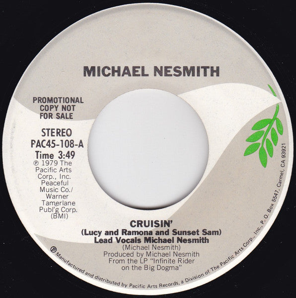 Michael Nesmith : Cruisin' (7", Promo)