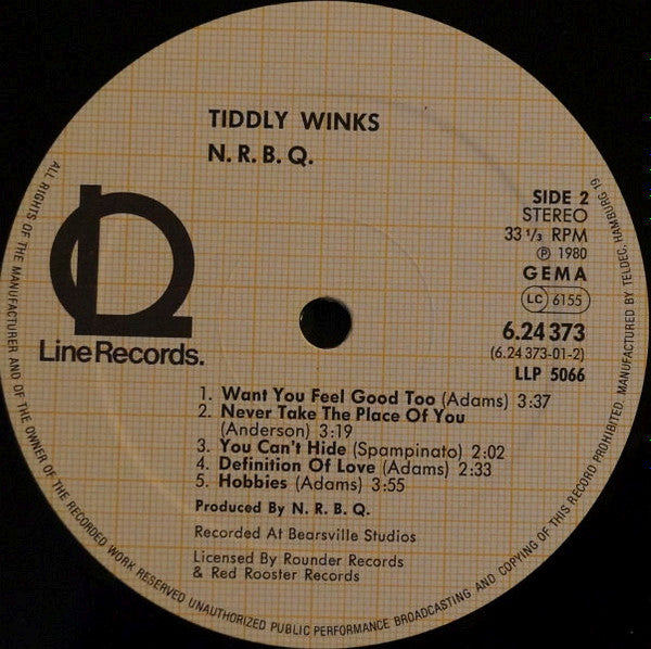 NRBQ : Tiddly Winks (LP, Album)