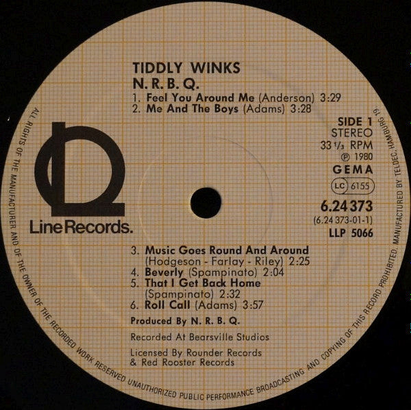 NRBQ : Tiddly Winks (LP, Album)