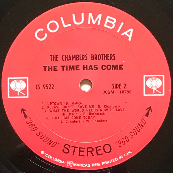The Chambers Brothers : The Time Has Come (LP, Album)