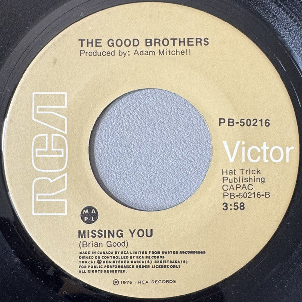 The Good Brothers (2) : That's The Kind Of Man I Am (7", Single)
