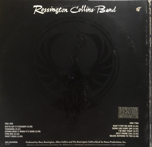 Rossington Collins Band : This Is The Way (LP, Album, Glo)