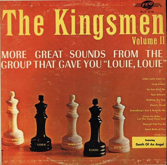 The Kingsmen : Volume 2 (LP, Album, Mono)