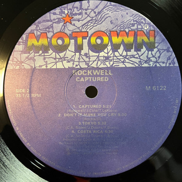 Rockwell : Captured (LP, Album)