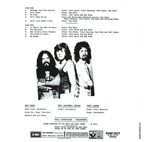The Move : Message From The Country (CD, Album, RE, RM)