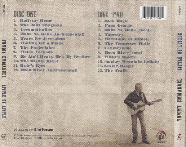 Tommy Emmanuel : Little By Little (2xCD, Album)