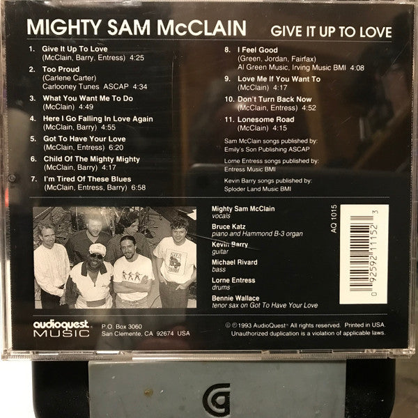Mighty Sam McClain : Give It Up To Love (CD, Album)