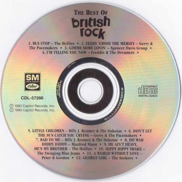 Various : The Best Of British Rock (CD, Comp, RE, EMI)