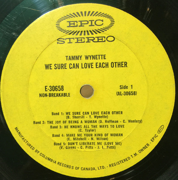 Tammy Wynette : We Sure Can Love Each Other (LP, Album)