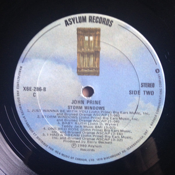 John Prine : Storm Windows (LP, Album)