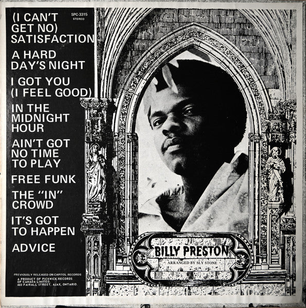 Billy Preston : Organ Transplant (LP, Album, RE)