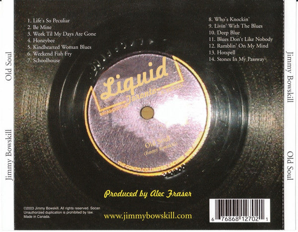 Jimmy Bowskill : Old Soul (CD, Album)