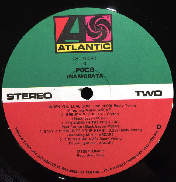 Poco (3) : Inamorata (LP, Album)