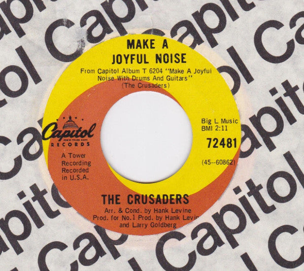 The Crusaders (6) : Praise We The Lord / Make A Joyful Noise (7", Single, Mono)