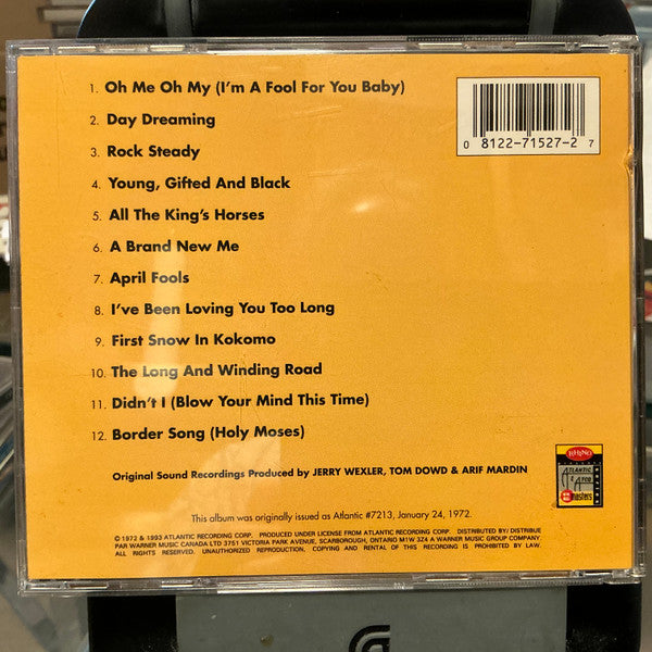 Aretha Franklin : Young, Gifted And Black (CD, Album)