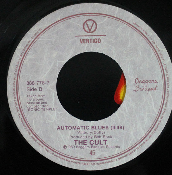 The Cult : Fire Woman (7", Single)