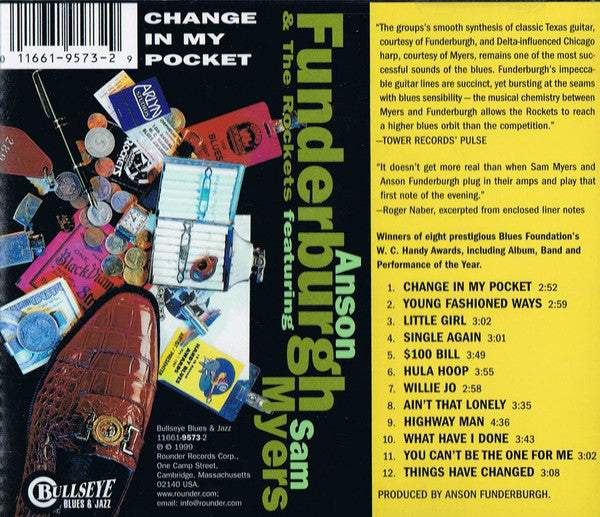 Anson Funderburgh & The Rockets Featuring Sam Myers : Change In My Pocket (CD, Album)