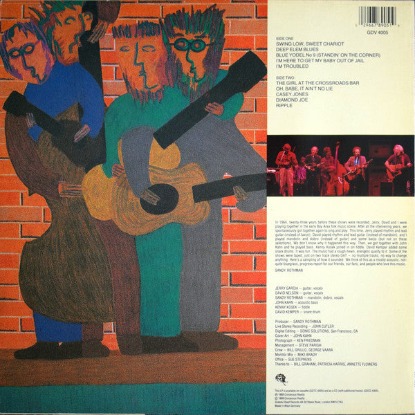 Jerry Garcia Acoustic Band : Almost Acoustic (LP, Album)
