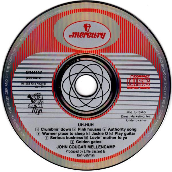 John Cougar Mellencamp : Uh-Huh (CD, Album, Club, RE)