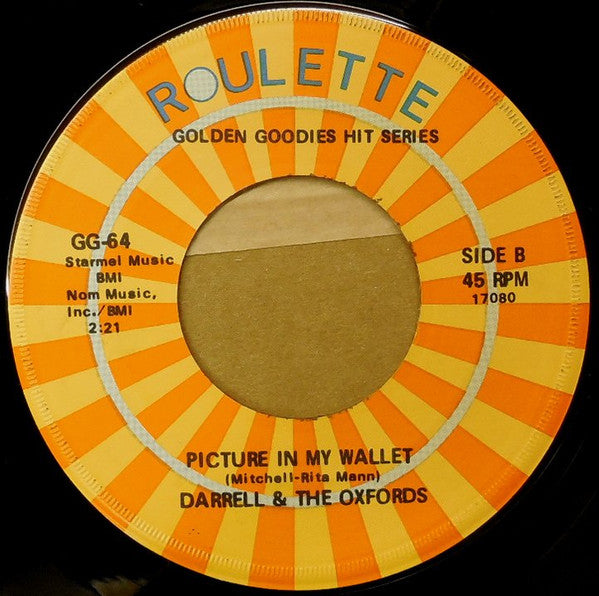 The Devotions / Darrell & The Oxfords : Rip Van Winkel / Picture In My Wallet (7", Single, RE)