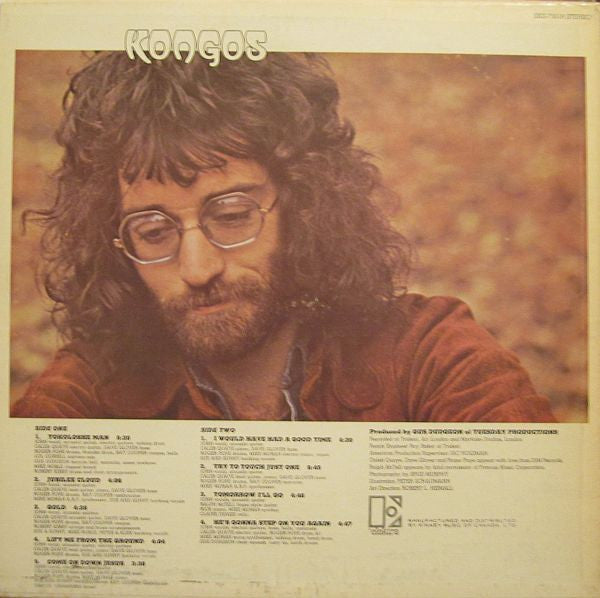 John Kongos : Kongos (LP, Album)