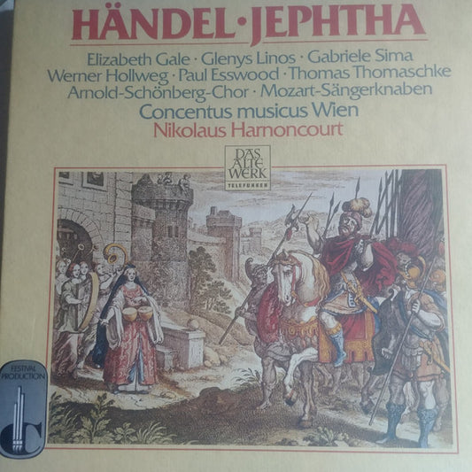 Georg Friedrich Händel - Concentus Musicus Wien, Nikolaus Harnoncourt : Jephtha (4xLP + Box)