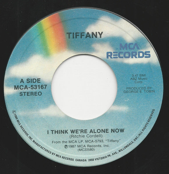 Tiffany : I Think We're Alone Now (7", Single)