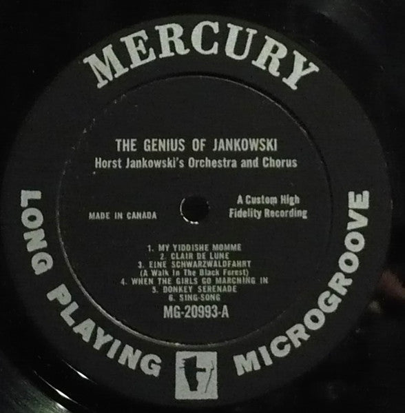 Horst Jankowski : The Genius Of Jankowski! (LP, Album, Mono)