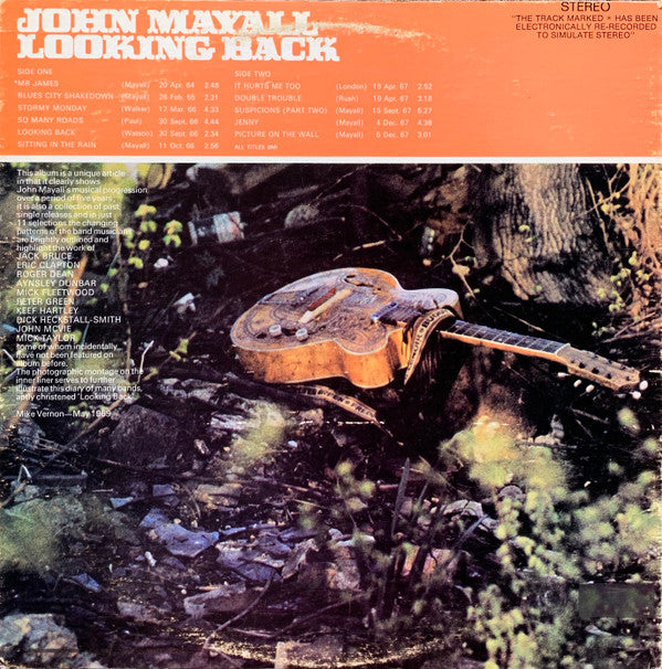 John Mayall : Looking Back (LP, Comp, Gat)