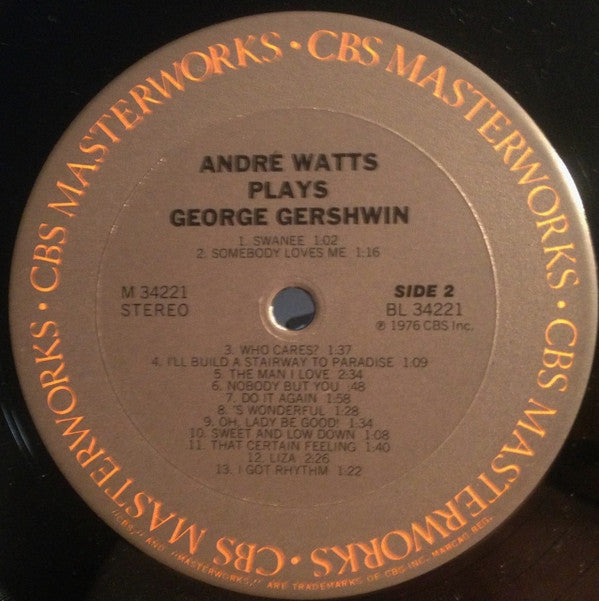 André Watts Plays George Gershwin : Watts By George! (LP, Album)