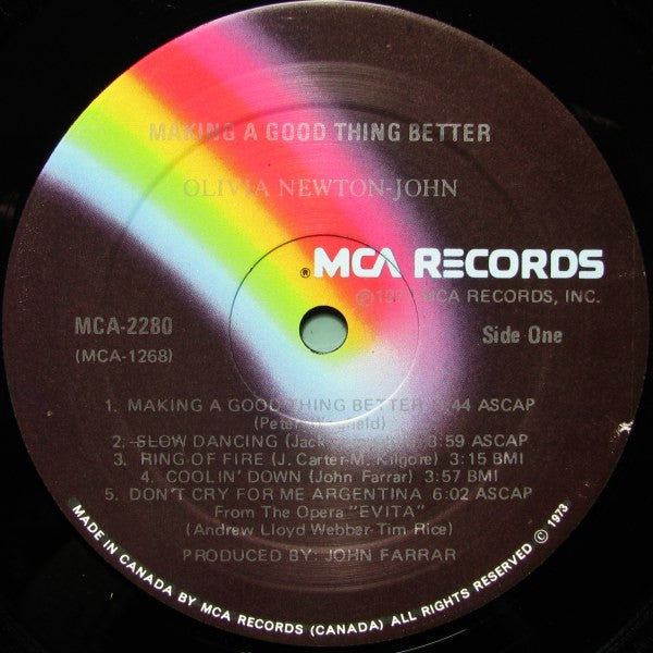 Olivia Newton-John : Making A Good Thing Better (LP, Album, Gat)