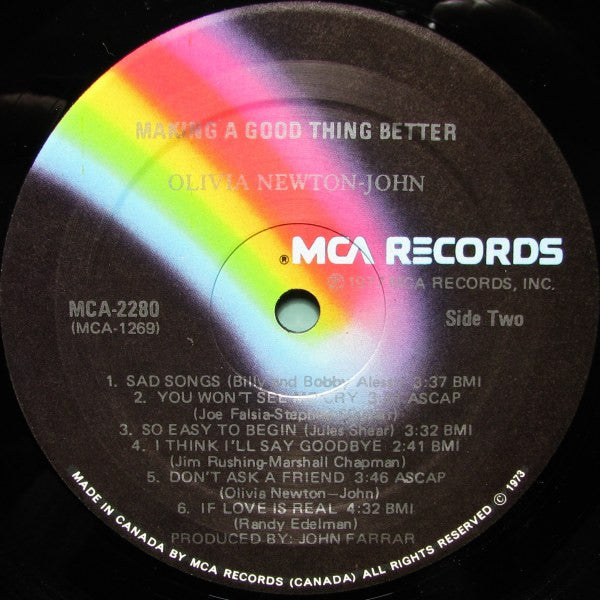 Olivia Newton-John : Making A Good Thing Better (LP, Album, Gat)