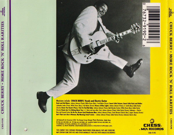 Chuck Berry : More Rock 'N' Roll Rarities From The Golden Age Of Chess Records (CD, Comp)
